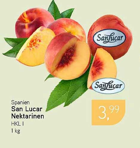 Spanien San Lucar Nektarinen HKL I 1 kg