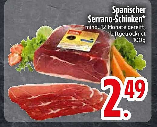 Spanischer Serrano-Schinken*