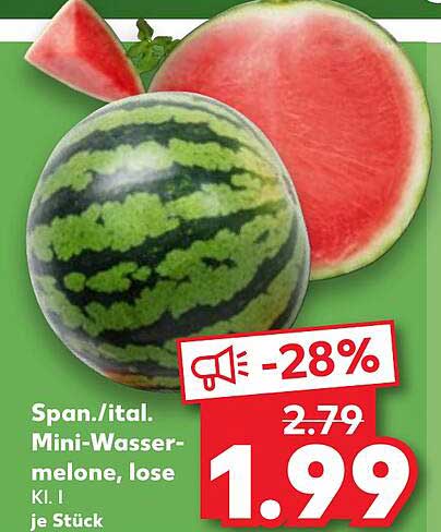 Span./ital. Mini-Wasser-melone, lose