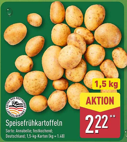 Speisefrühkartoffeln