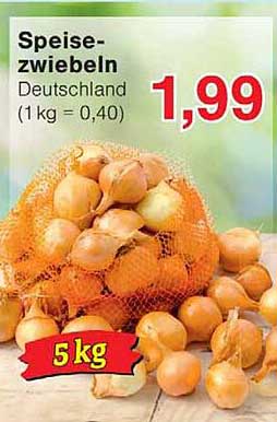 Speisezwiebeln Deutschland (1 kg = 0,40) 5 kg