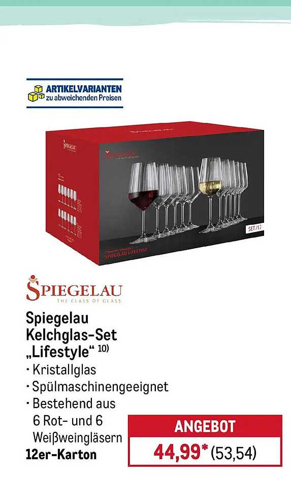 Spiegelau Kelchglas-Set „Lifestyle“