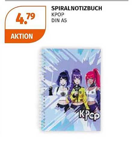 SPIRALNOTIZBUCH KPOP DIN A5