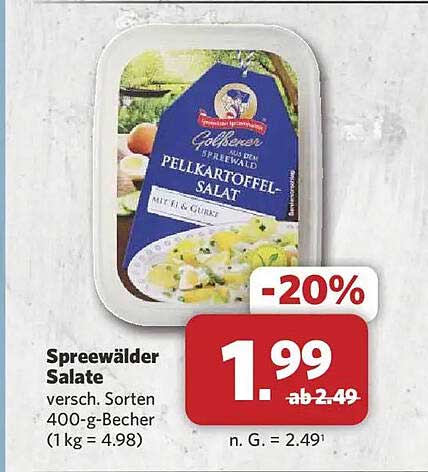 Spreewälder Salate versch. Sorten 400-g-Becher