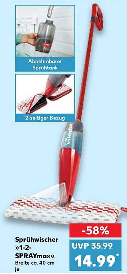 Sprühwischer »1-2-SPRAYmax« Breite ca. 40 cm je