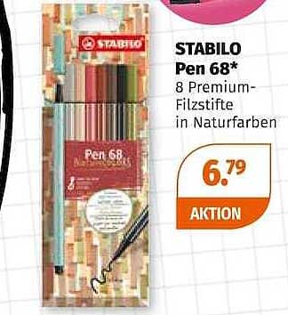 STABILO Pen 68* 8 Premium-Filzstifte in Naturfarben