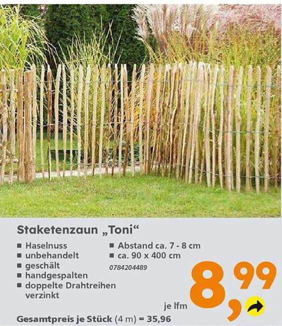 Staketenzaun „Toni“
