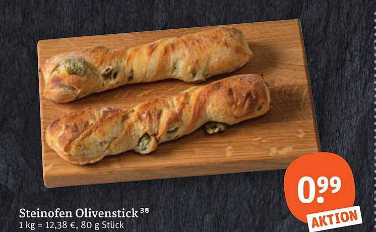 Steinofen Olivenstick 38