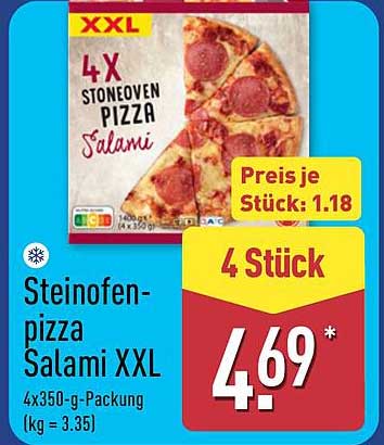 Steinofen-pizza Salami XXL