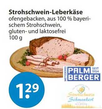 Strohschwein-Leberkäse