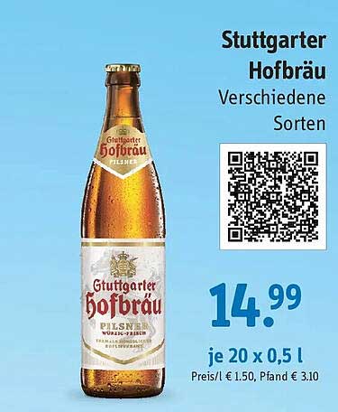 Stuttgarter Hofbräu Verschiedene Sorten