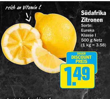 Südafrika Zitronen