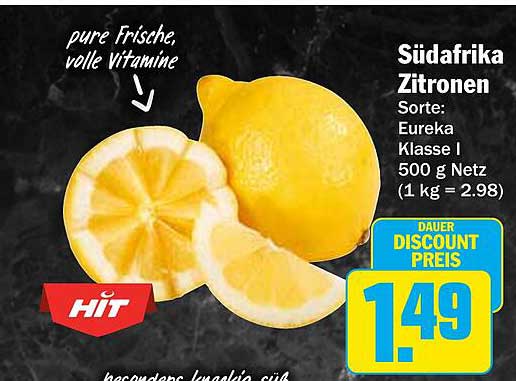 Südafrika Zitronen