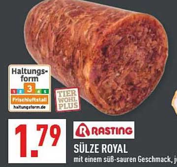 SÜLZE ROYAL mit einem süß-sauren Geschmack