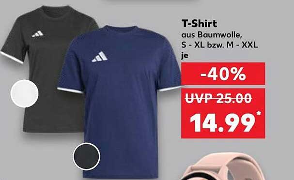 T-Shirt aus Baumwolle, S-XL bzw. M-XXL je