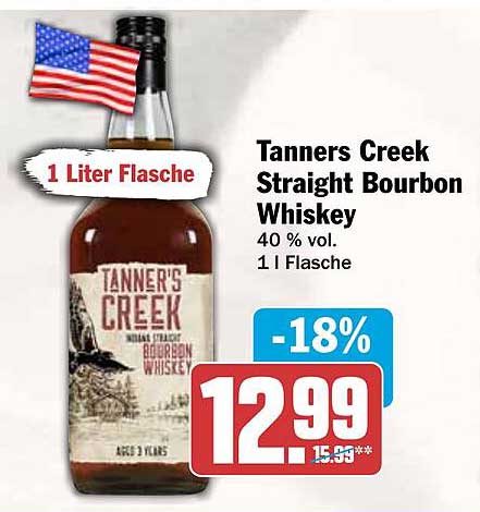Tanners Creek Straight Bourbon Whiskey