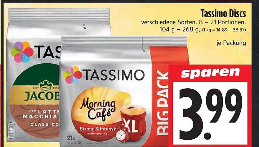 Tassimo Discs