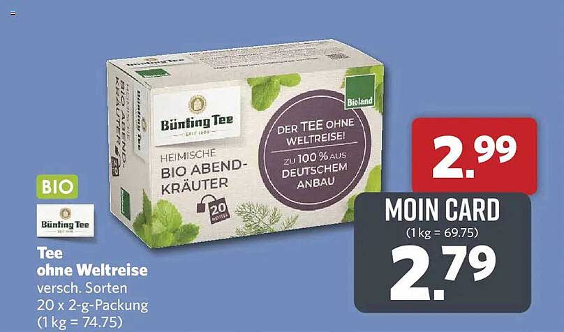 Tee ohne Weltreise