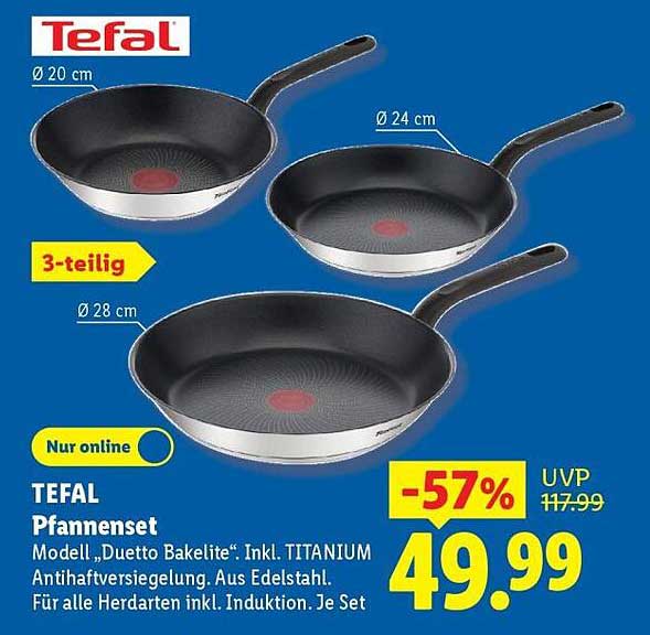 TEFAL Pfannenset