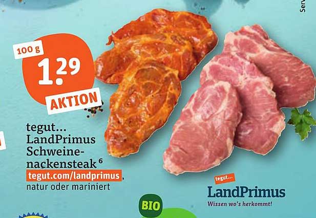 tegut... LandPrimus Schweinenackensteak
