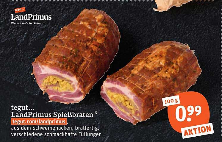 tegut… LandPrimus Spießbraten