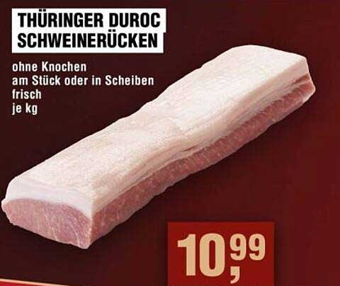 THÜRINGER DUROC SCHWEINERÜCKEN