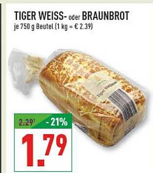 TIGER WEISS- oder BRAUNBROT
