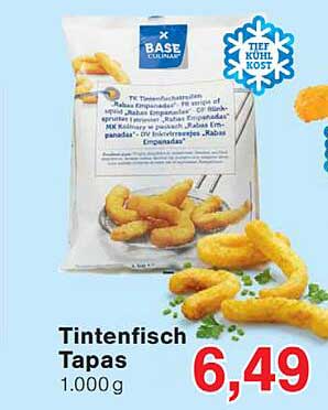 Tintenfisch Tapas 1.000 g