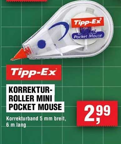 Tipp-Ex Korrektur-Roller Mini Pocket Mouse