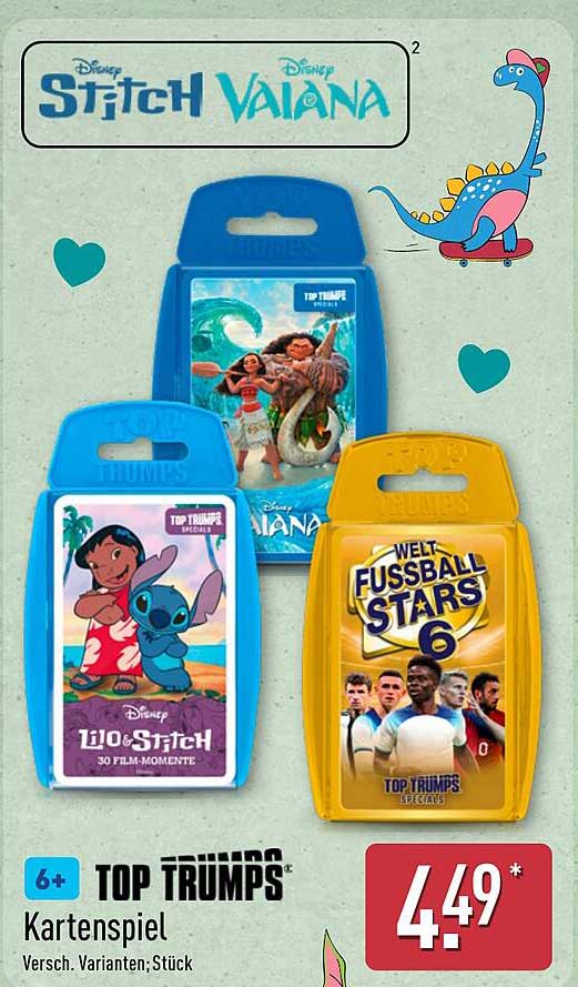 Top Trumps Kartenspiel Versch. Varianten;Stück