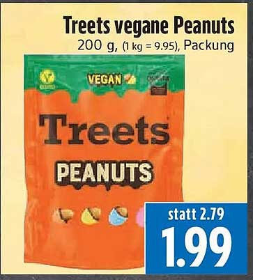 Treets vegane Peanuts