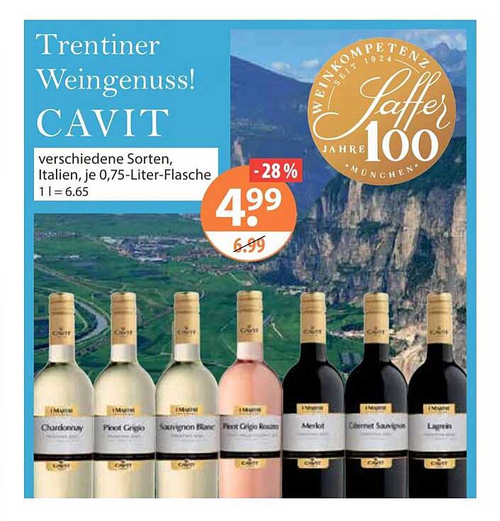 Trentiner Weingenuss! CAVIT