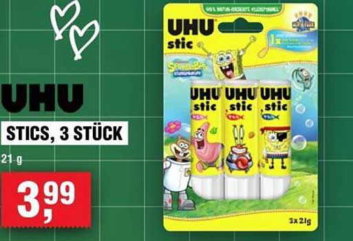 UHU STICS, 3 STÜCK