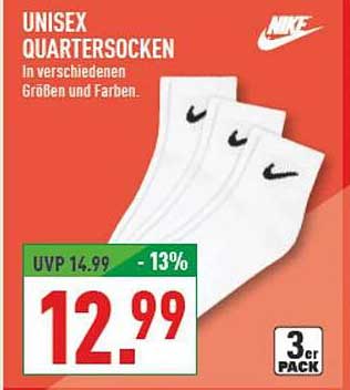 UNISEX QUARTERSOCKEN