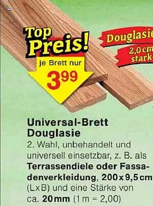 Universal-Brett Douglasie