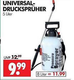 UNIVERSAL-DRUCKSPRÜHER 5 Liter