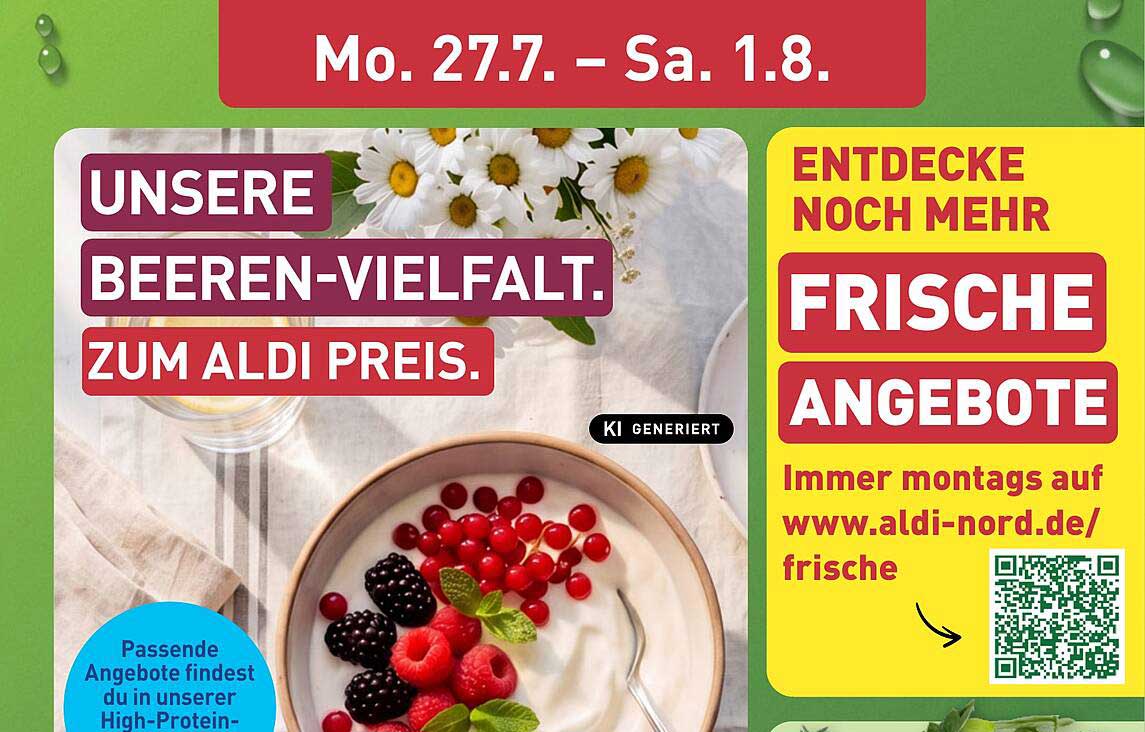 UNSERE BEEREN-VIELFALT. ZUM ALDI PREIS.