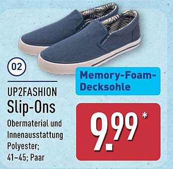 UP2FASHION Slip-Ons