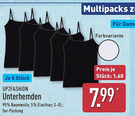 UP2FASHION Unterhemden