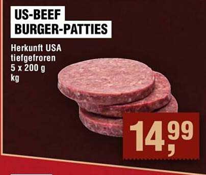 US-BEEF BURGER-PATTIES