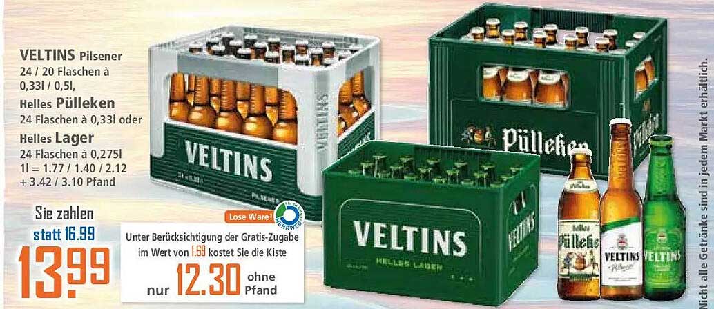 Veltins Pilsener / Helles Pülleken / Helles Lager