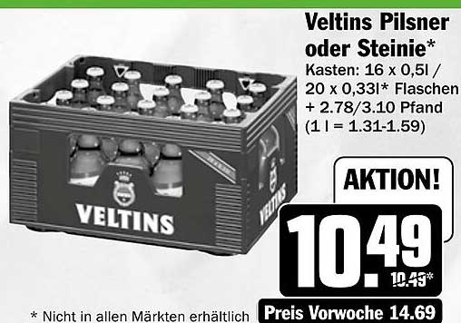 Veltins Pilsner oder Steinie*