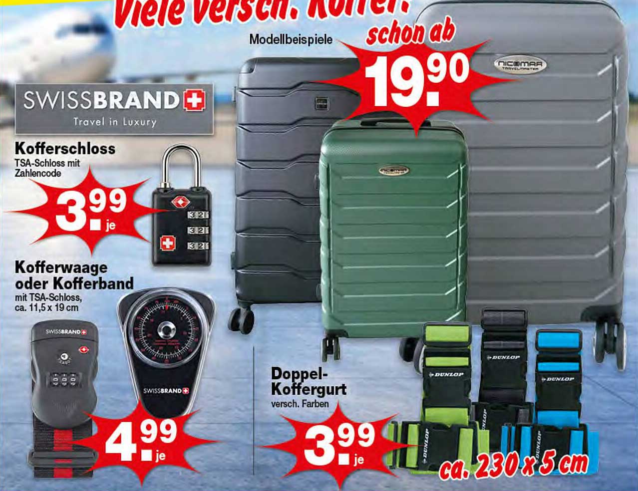 Viele versch. Koffer! schon ab
