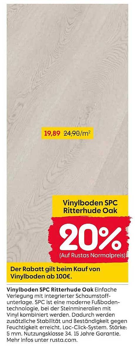 Vinylboden SPC Ritterhude Oak