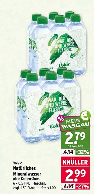 Volvic Natürliches Mineralwasser