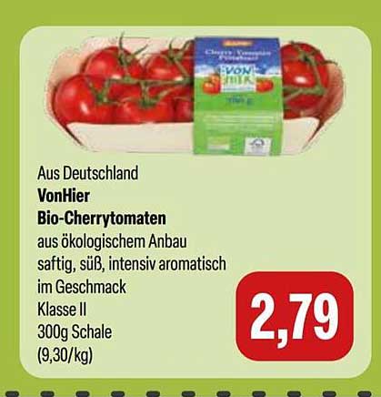 VonHier Bio-Cherrytomaten