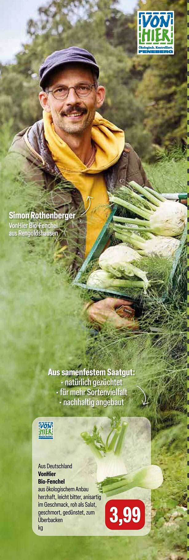VonHier Bio-Fenchel aus ökologischem Anbau