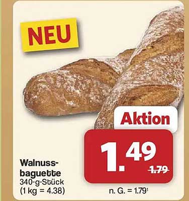 Walnuss-baguette
