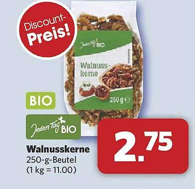 Walnusskerne 250-g-Beutel (1 kg = 11.00)