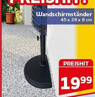 Wandschirmständer 45 x 28 x 8 cm
